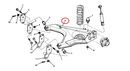 control arm rear axle right Ford Mutt M151 A2