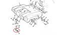 Haubenscharnier unten M998 HMMWV