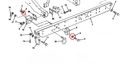 washer bracket lifting shackle rear used HMMWV