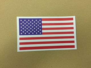 Aufkleber US Flagge groß