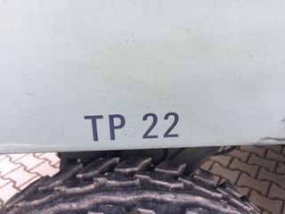 Aufkleber tire pressure TP 22