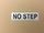 decal "NO STEP" US Army