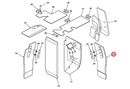 insulation pad right engine compartment HMMWV