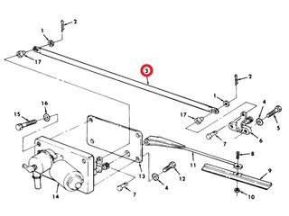 Scheibenwischergestänge Ford Mutt M151A2
