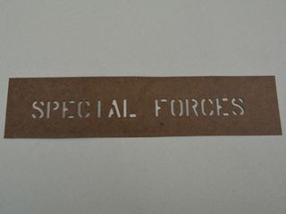 Beschriftungsschablone SPECIAL FORCES  1
