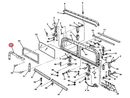 bracket upper wind shield HMMWV Humvee