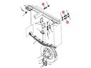 bolt leaf spring shakle trailer M101
