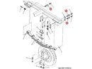 bolt leaf spring shakle trailer M101