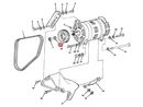 U-Scheibe Riemenscheibe Lichtmaschine 60A, 100A M-Serie