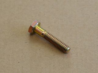 Zollschraube mit Schaft UNC 1/4"-20 x 1,25" Grade 5 gelb verzinkt