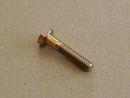 hex bolt with shaft UNC 1/4"-20 x 1.25" Grade 5 yellow galvanized