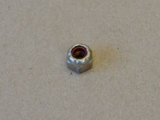 Écrou en pouce autobloquant UNC 1/4"-20 galvanisé jaune