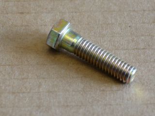 Vis en pouce UNC 3/8"-16 x 1,00" Grade 5 galvanisé jaune