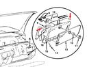 Gummianschlag Handschuhfach Chevy Pick Up K30 K5