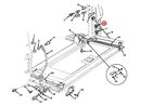 Schraube Scharnier Heckklappe Chevy Blazer K5