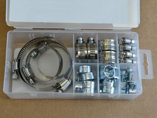 hose clamp assortment 26 pieces steel