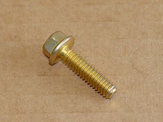 hex bolt with flange UNC 1/4"-20 x 1.00" Grade 8 yellow galvanized