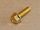 Vis en pouce avec bride UNC 3/8"-16 x 1,25" Grade 8 galvanisé jaune