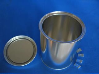 1000 ml colour can paint can tin can