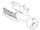 Écrou en plastique grille de radiateur Chevy Pick Up Blazer