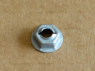 push on nut 3/16" steel zinc plated
