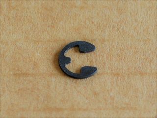 E-Clip en pouce 3/16" acier noir