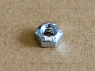 nut self-locking all steel UNC 1/4"-20 zinc plated
