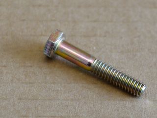 Vis en pouce UNC 1/4"-20 x 1,50" Grade 5 galvanisé jaune