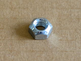 hex nut self-locking all steel UNC 5/16"-18 zinc plated