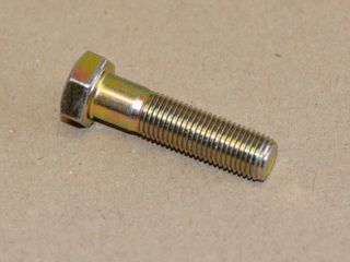 Vis en pouce UNF 3/8"-24 x 1,50" à tête hexagonale Grade 8 galvanisé jaune / neuf