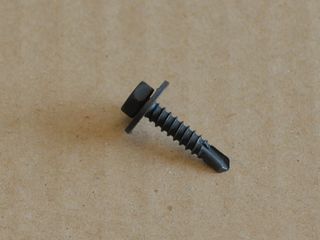 screw tappered with drill 4.2 x 20 hex head with washer black