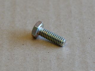 Vis en pouce UNC 1/4"-20 x 0,75" Grade 8 galvanisé jaune