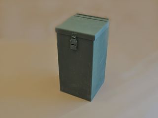 storage box with rubber seal and mounting holes
