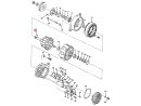 Scheibenfeder Riemenscheibe Lichtmaschine 60A HMMWV