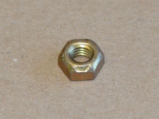 nut self-locking all steel UNC 1/4"-20 yellow galvanized