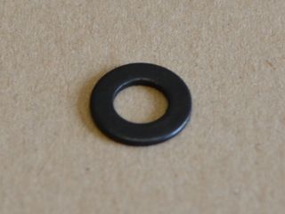 washer flat 5/16" steel black