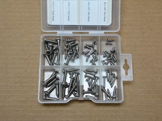 sheet metal screws assortment 79 pieces stainless steel