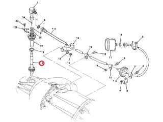 shaft 35 teeth speedometer transfer case HMMWV